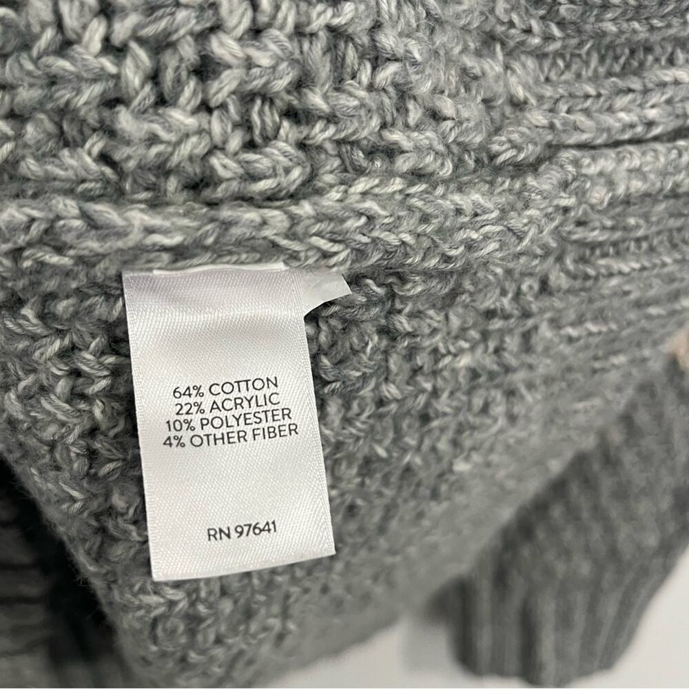 J. Jill Textured Color-Block Sweater Large - Picture 6 of 9